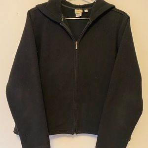 LLBean women’s hooded fleece jacket